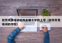 軟件開發(fā)培訓機構(gòu)去哪個學校上學（軟件開發(fā)培訓的學校）